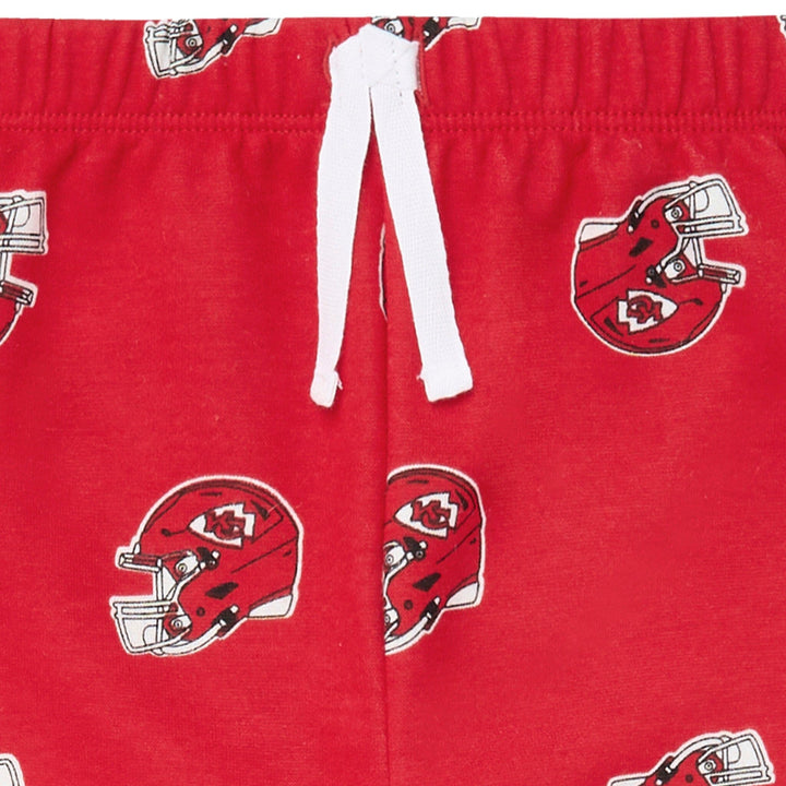 2-Piece Infant & Toddler Neutral Kansas City Chiefs Sweatshirt and Pant Set Outfits & Sets NFL 