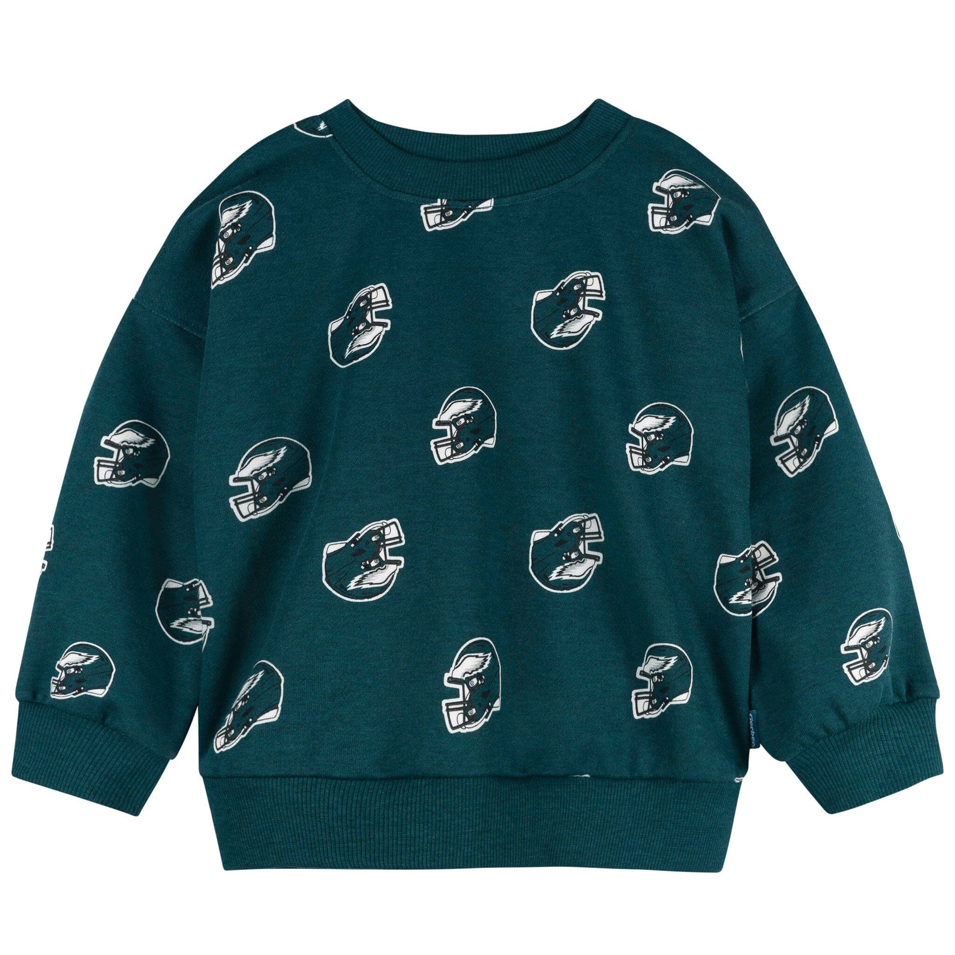 2-Piece Infant & Toddler Neutral Philidelphia Eagles Sweatshirt and Pant Set Outfits & Sets NFL 
