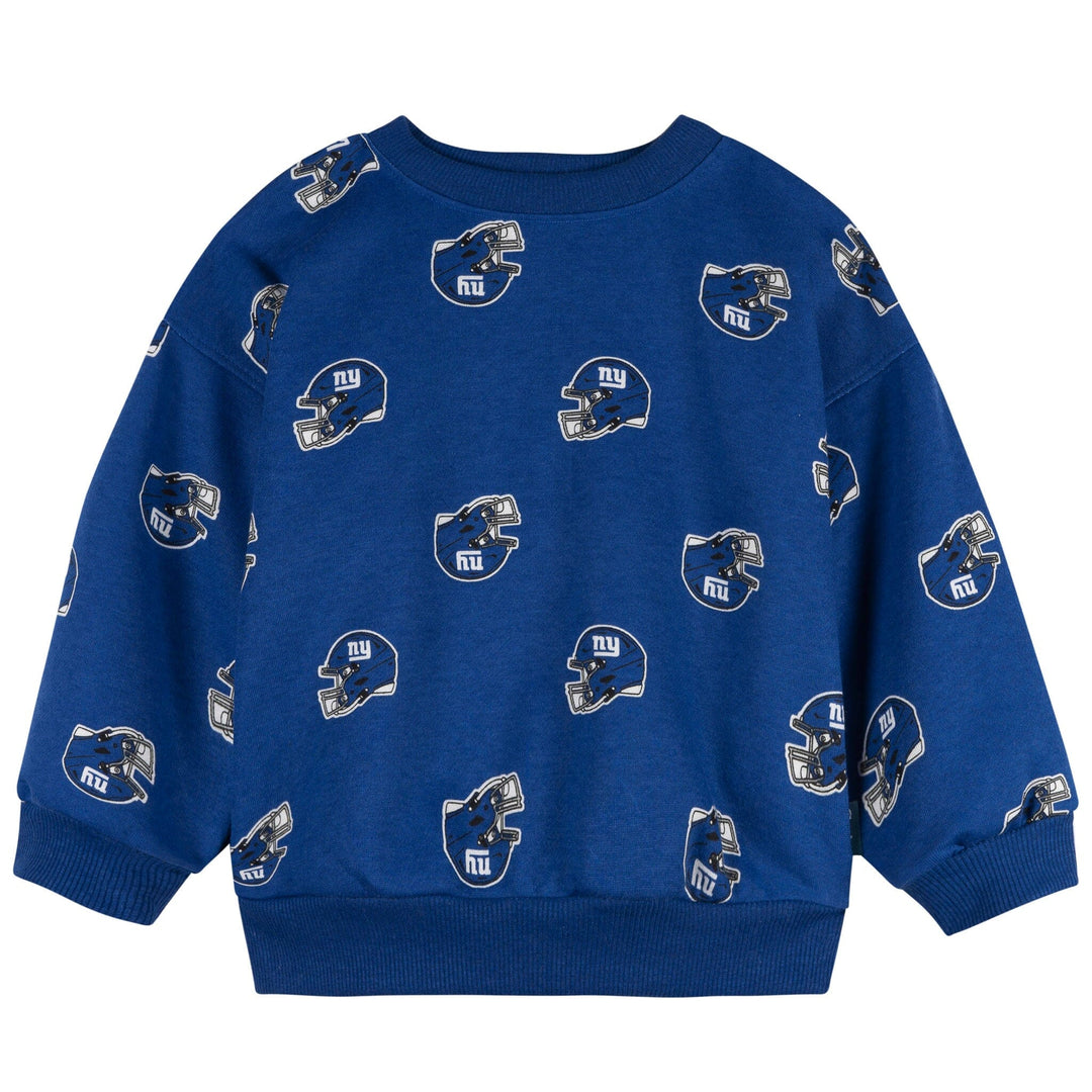 2-Piece Infant & Toddler Neutral New York Giants Sweatshirt and Pant Set Outfits & Sets NFL 