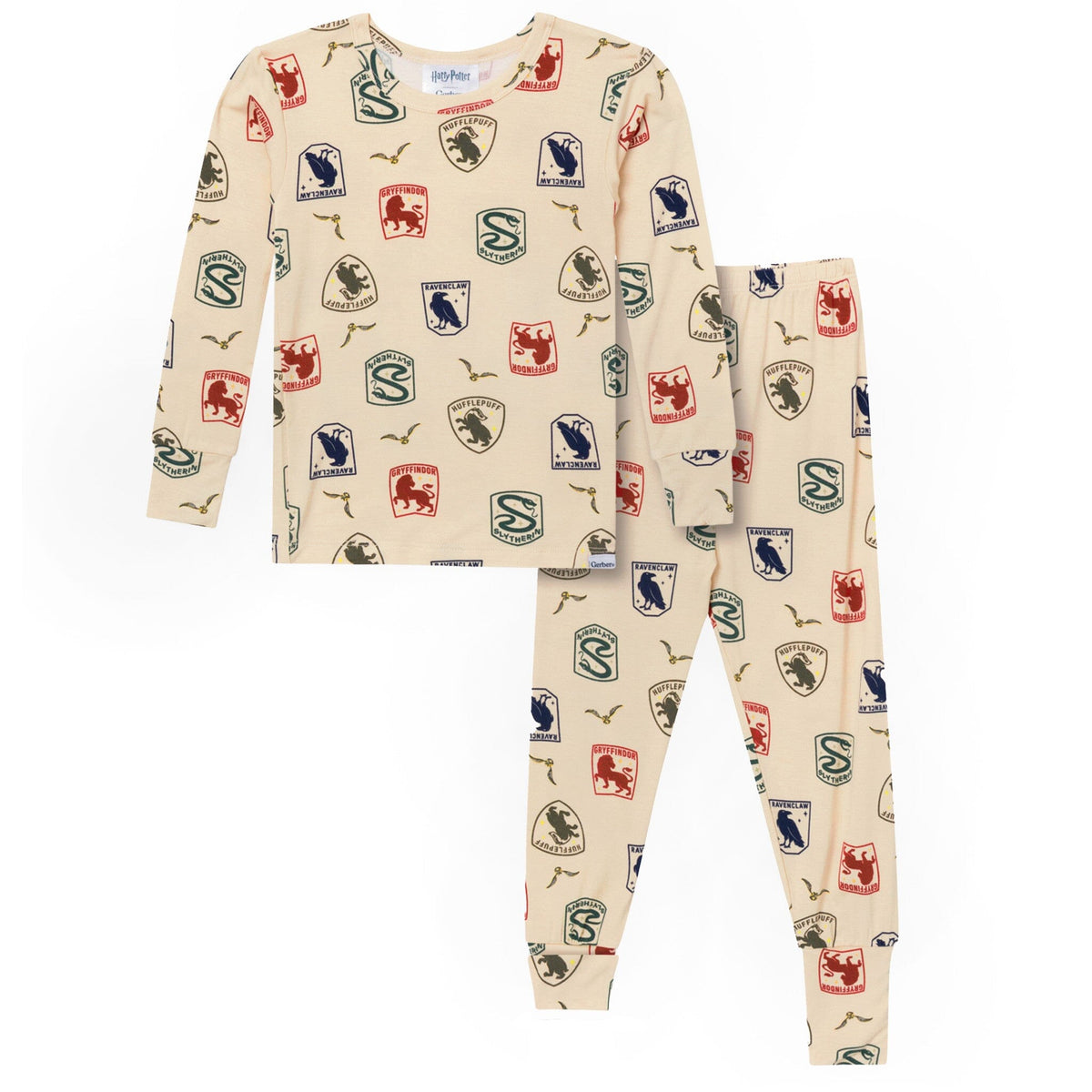 2-Piece Infant & Toddler Neutral Hogwarts House Pride Pajamas sleepwear Gerber® 