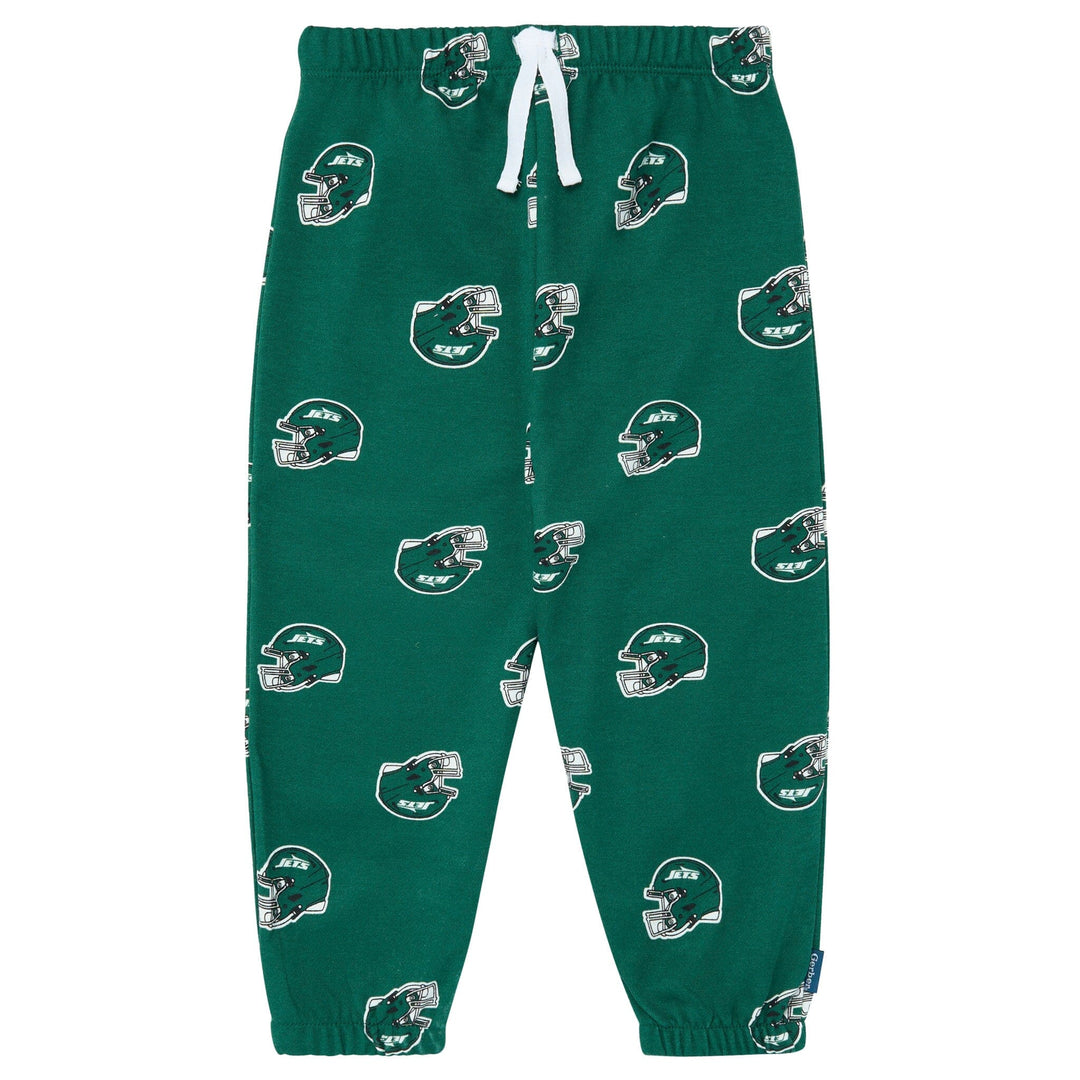 2-Piece Infant & Toddler Neutral New York Jets Sweatshirt and Pant Set Outfits & Sets NFL 