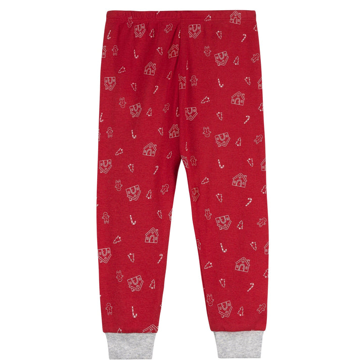 2-Piece Infant & Toddler Neutral Gingerbread House Snug Fitting Pajama Set Sleepwear Gerber® 