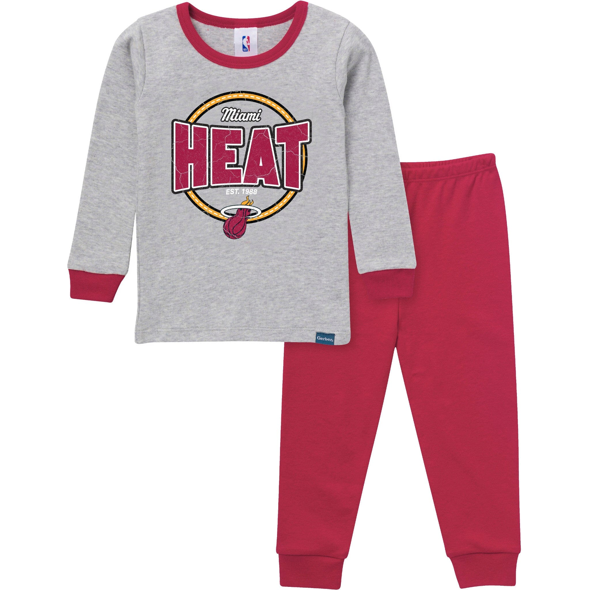 2-Piece Infant & Toddler Neutral Miami Heat Snug Fit Pajamas Sleepwear Gerber® 