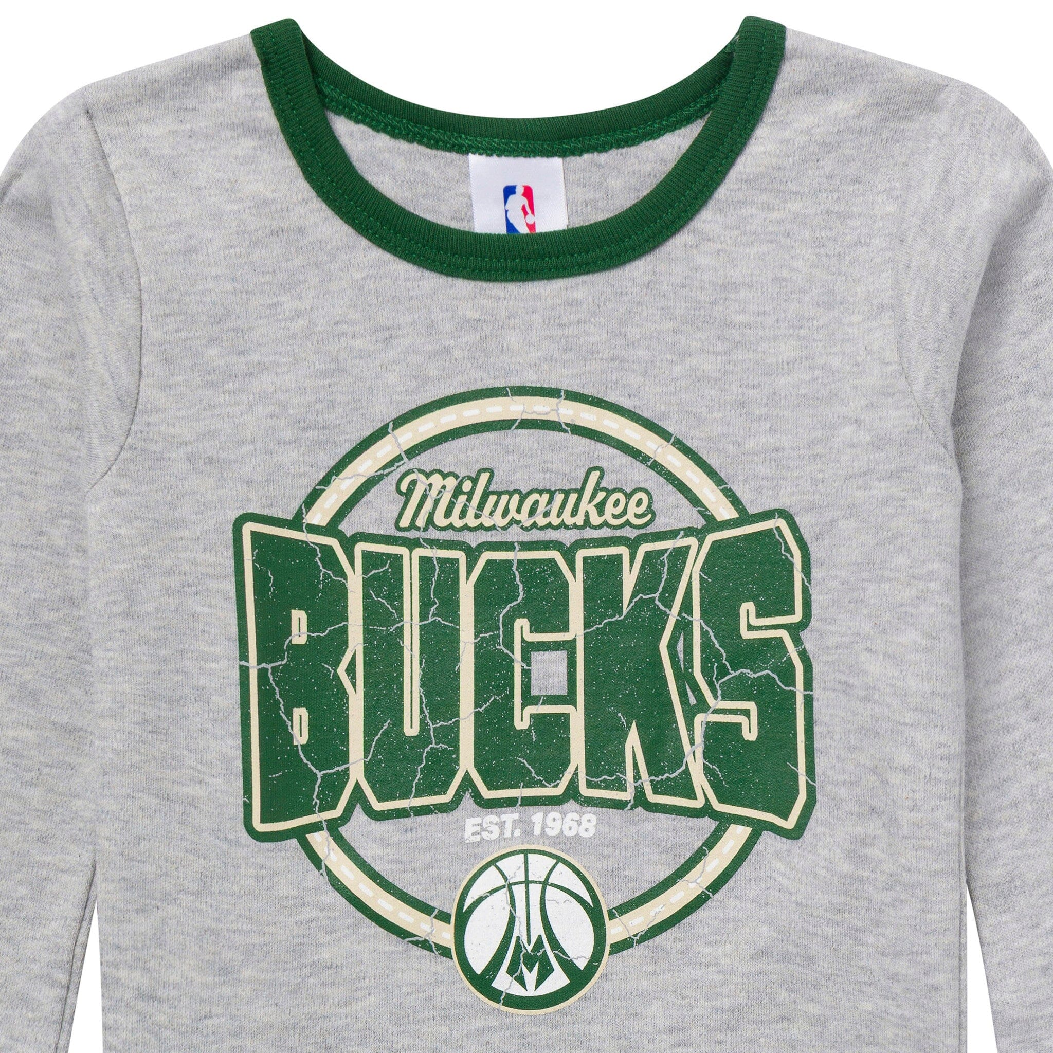 2-Piece Infant & Toddler Neutral Milwaukee Bucks Snug Fit Pajamas Sleepwear Gerber® 