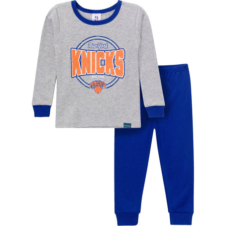 2-Piece Infant & Toddler Neutral New York Knicks Snug Fit Pajamas