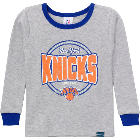 2-Piece Infant & Toddler Neutral New York Knicks Snug Fit Pajamas