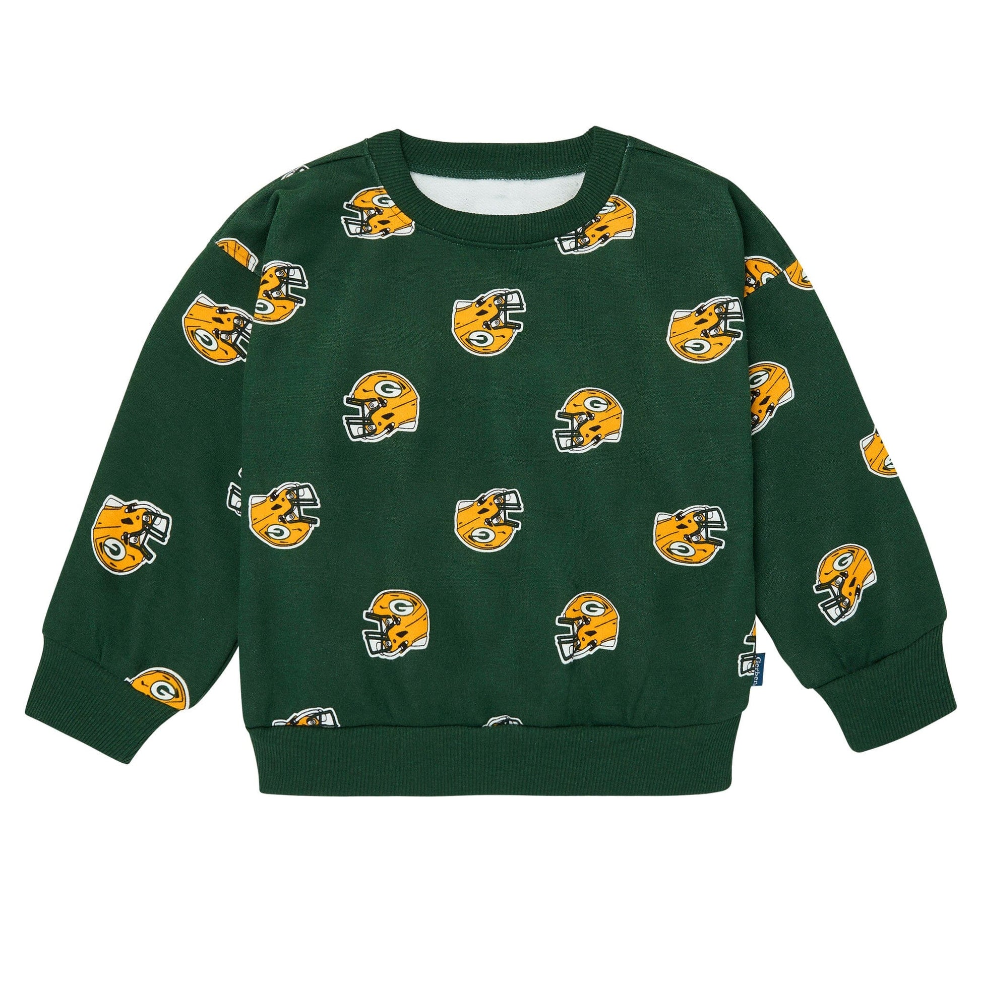 2-Piece Infant & Toddler Neutral Green Bay Packers Sweatshirt and Pant Set Outfits & Sets NFL 