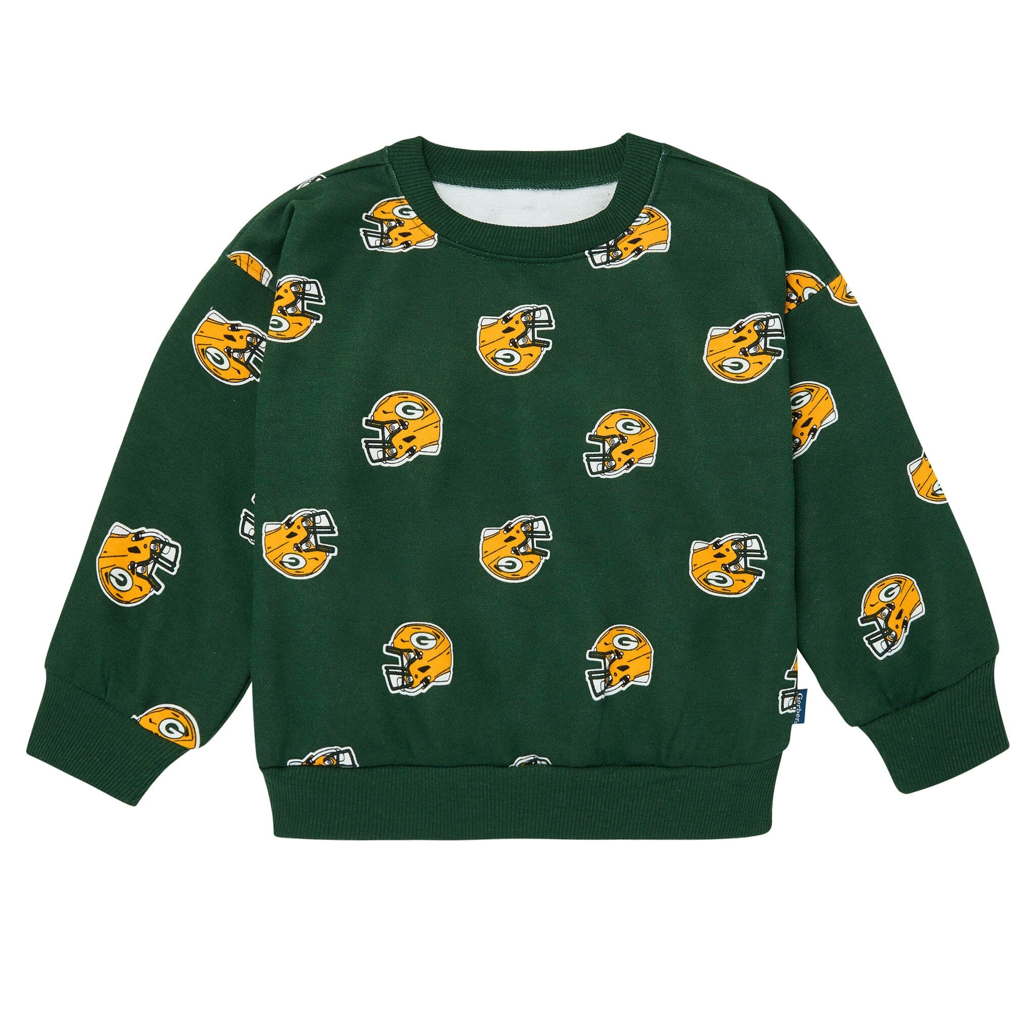 2-Piece Infant & Toddler Neutral Green Bay Packers Sweatshirt and Pant Set Outfits & Sets NFL 