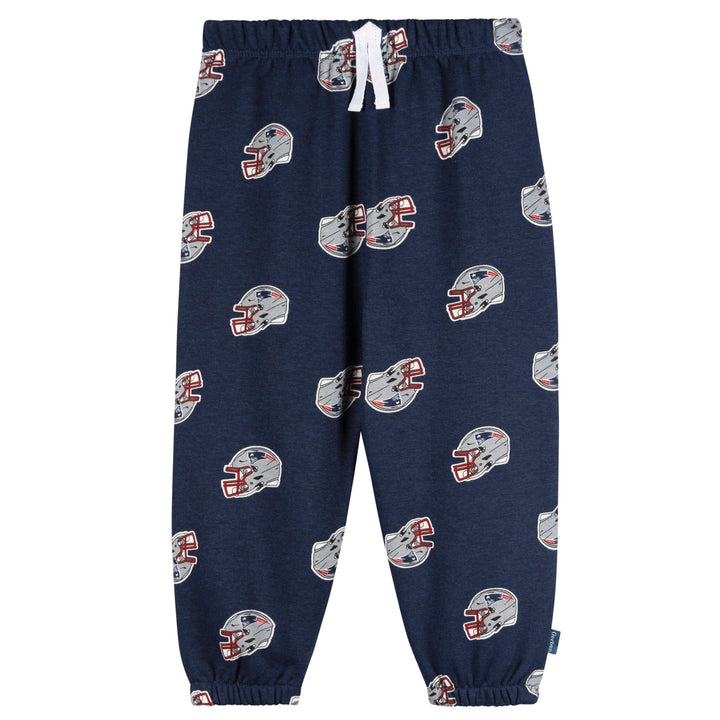2-Piece Infant & Toddler Neutral New England Patriots Sweatshirt and Pant Set Outfits & Sets NFL 