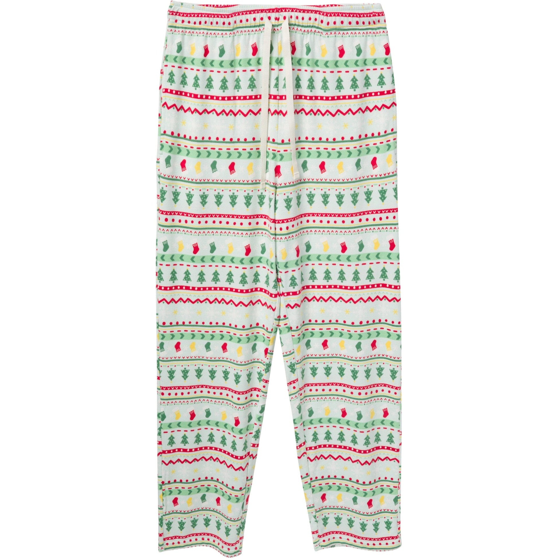 2-Piece Men's Oh What Fun FairIsle Holiday Family Pajamas