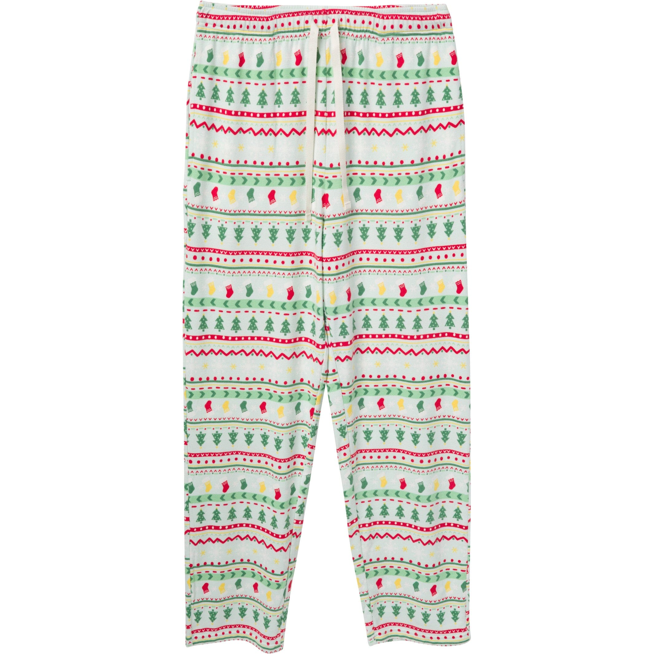 2-Piece Men's Oh What Fun FairIsle Holiday Family Pajamas