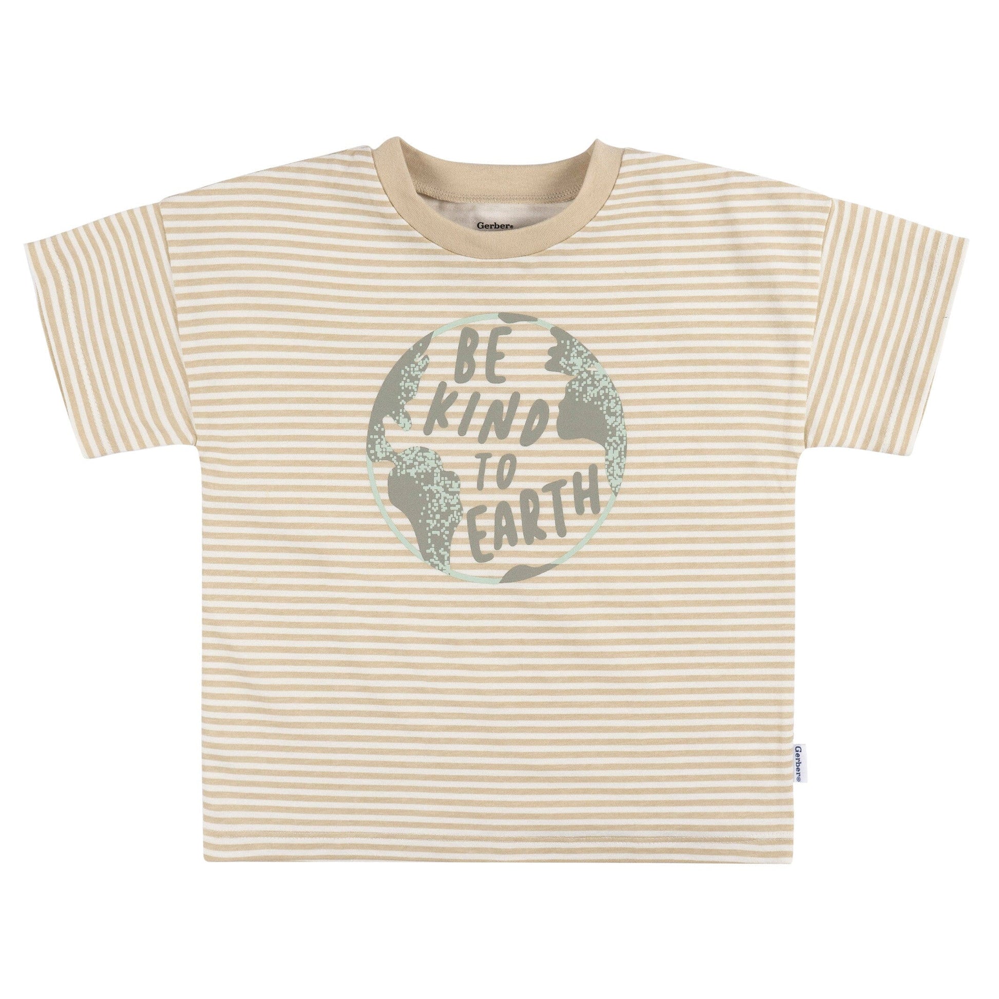 2-Piece Toddler Boys Kind Earth Shirt & Shorts Set