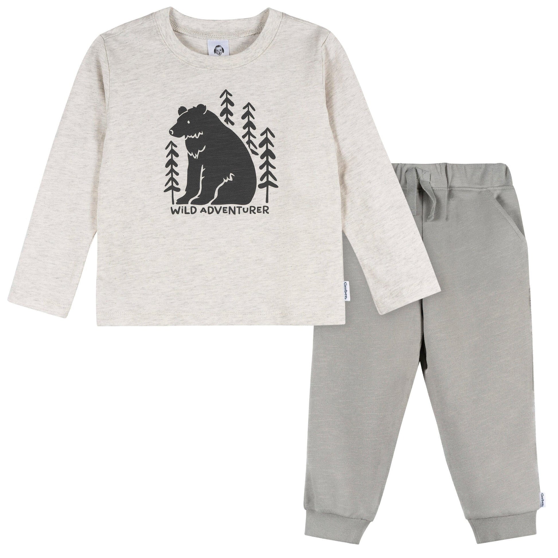 2-Piece Toddler Boys Wild Adventure Top and Jogger Set Outfits & Sets Gerber® 