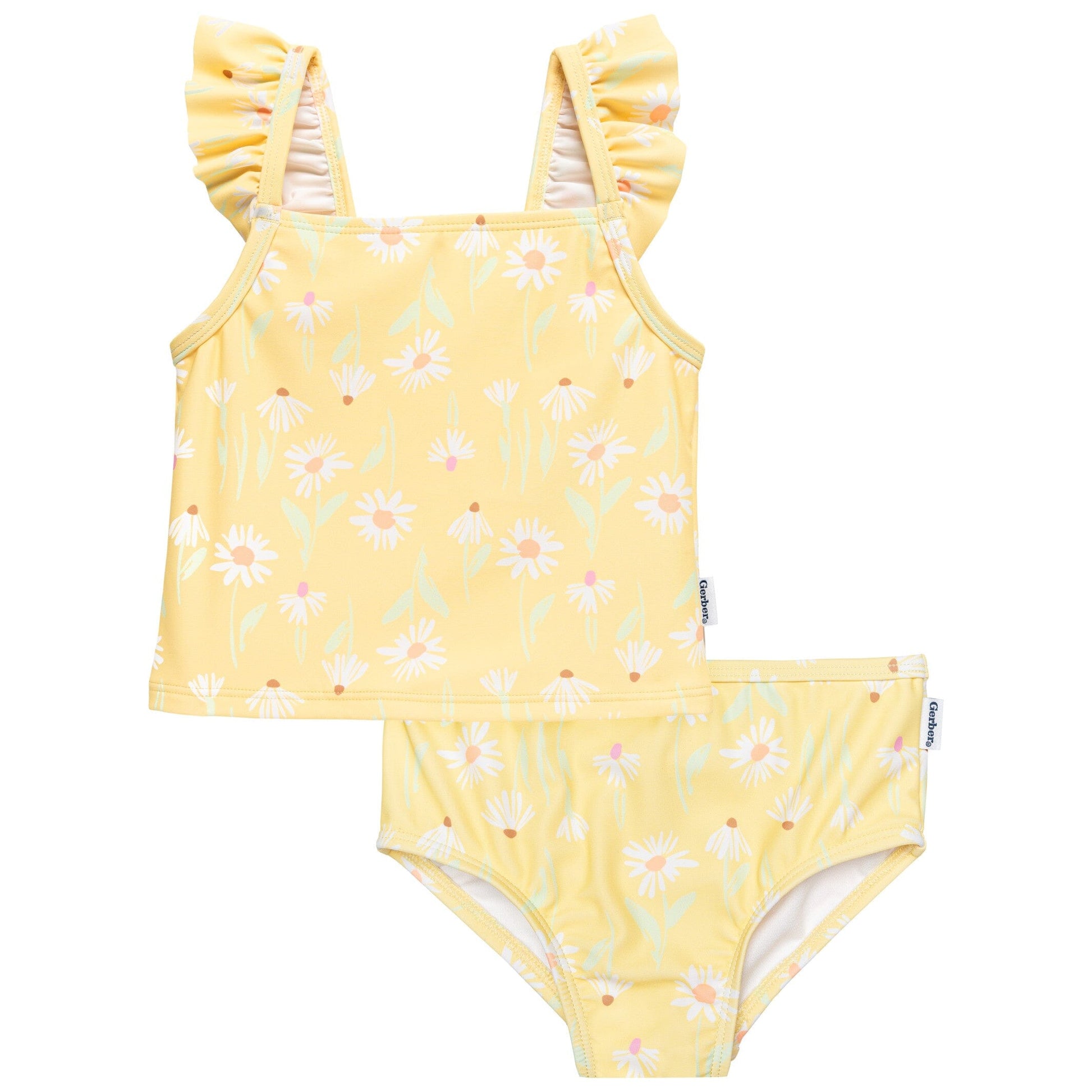 2-Piece Toddler Girls Daises Swimsuit