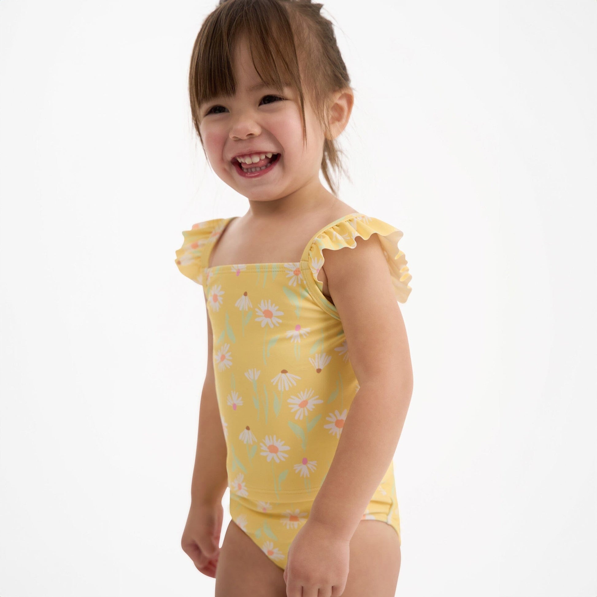 2-Piece Toddler Girls Daises Swimsuit