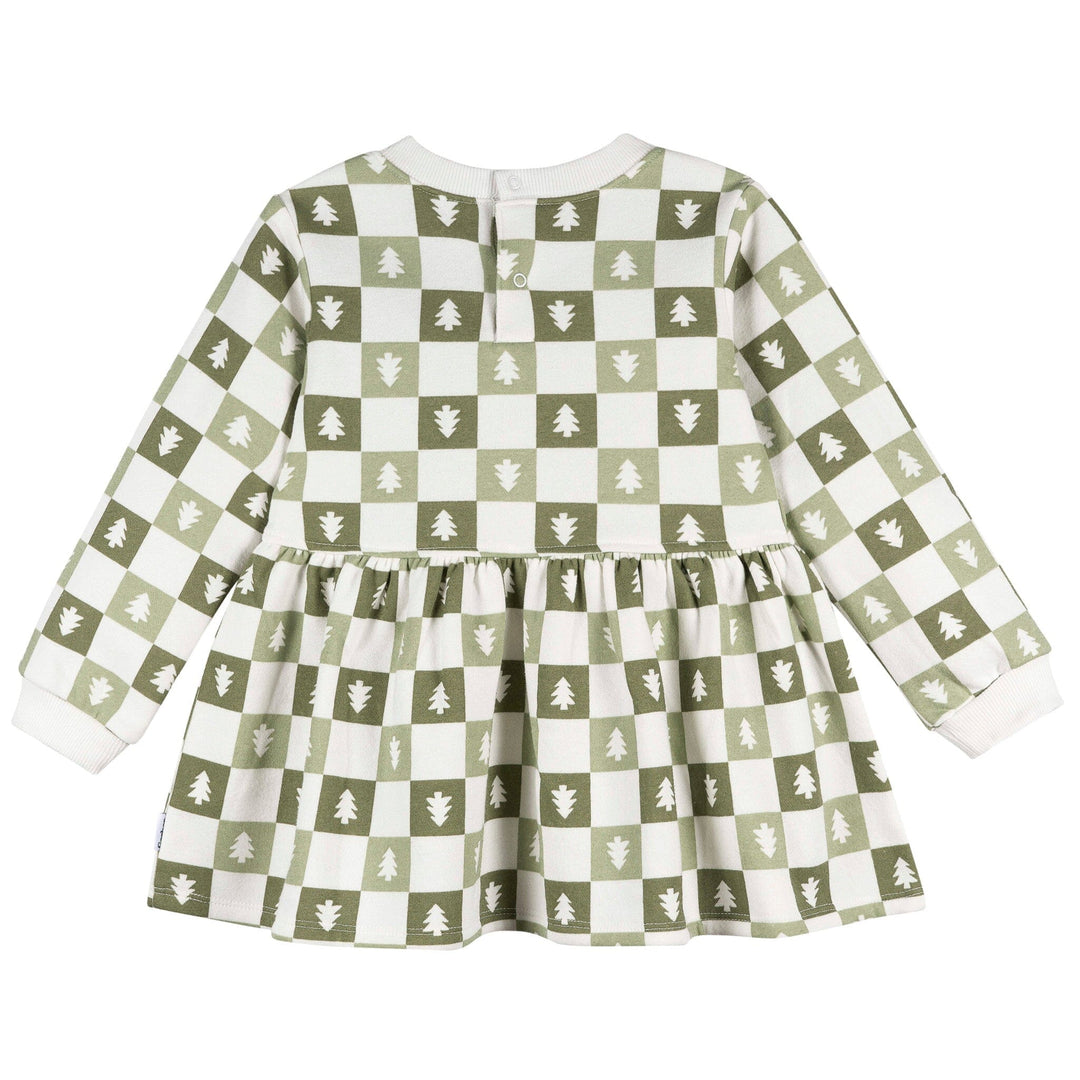 2-Piece Toddler Girls Green Christmas Dress and Legging Set Dresses Gerber® 