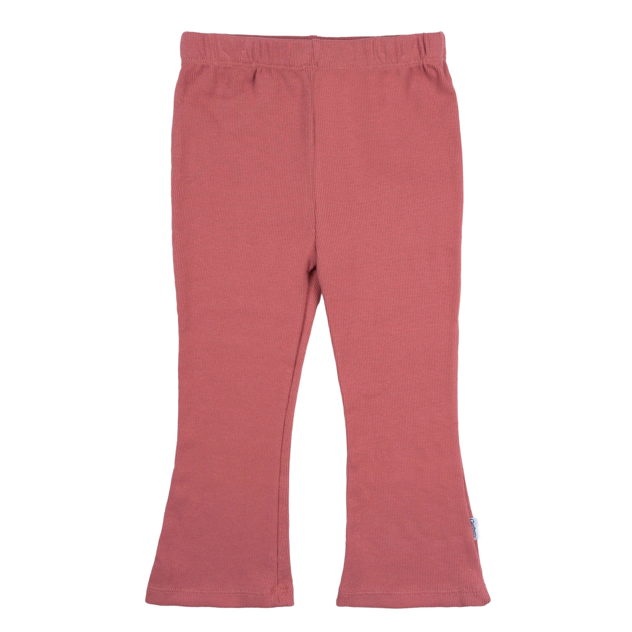 2-Piece Toddler Girls Pink Quilted Top & Flare Legging Set