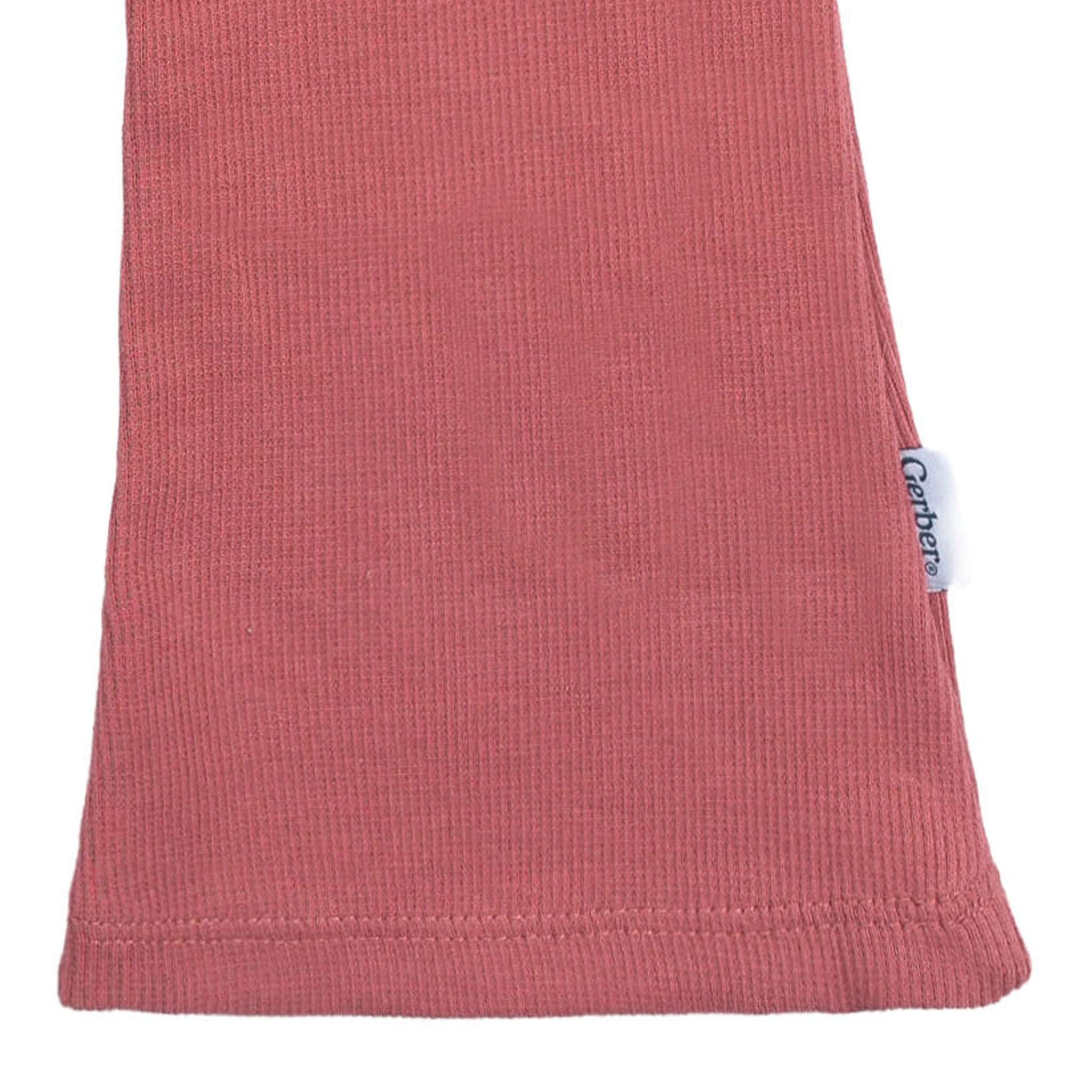 2-Piece Toddler Girls Pink Quilted Top & Flare Legging Set