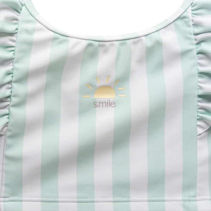 2-Piece Toddler Girls Stripe Swimsuit