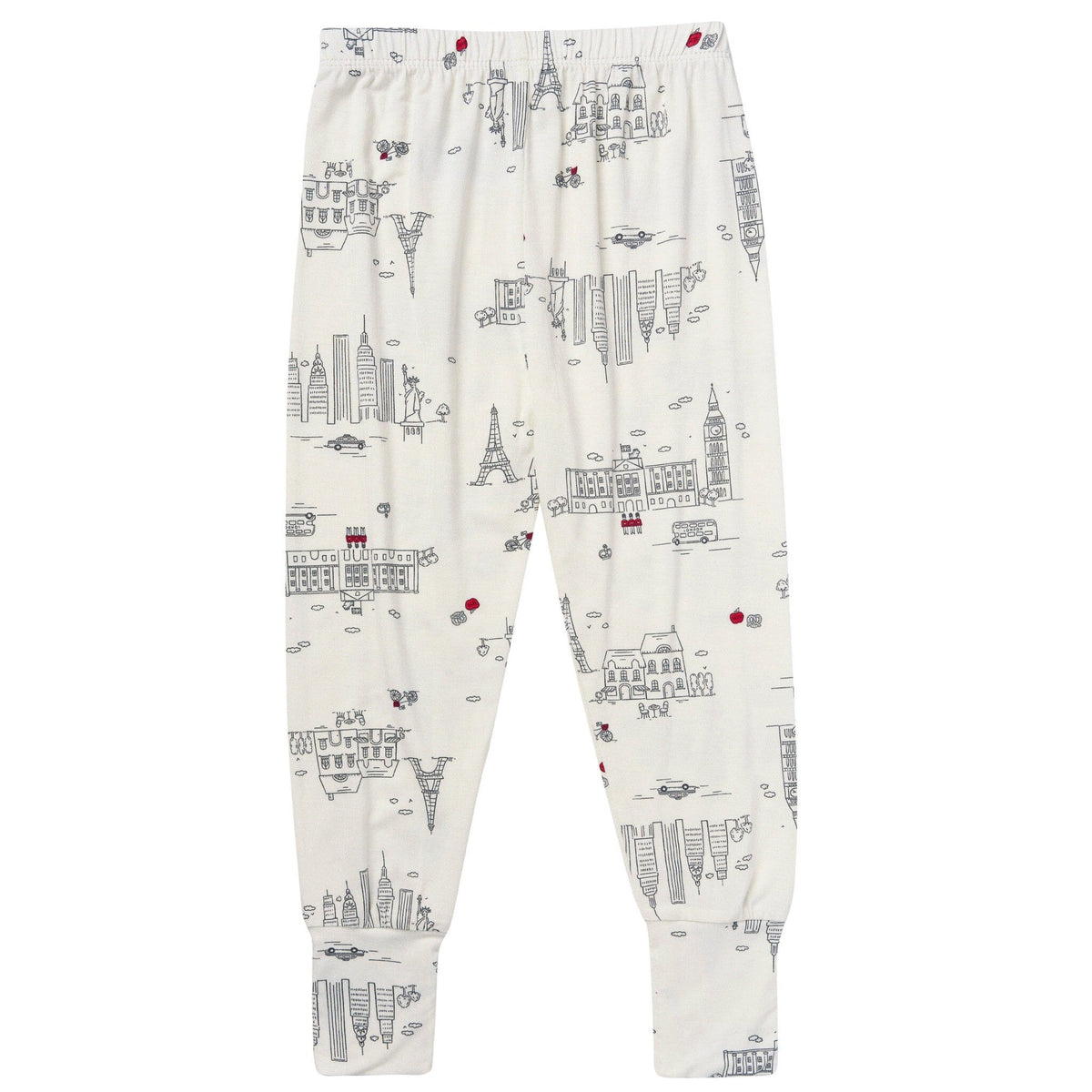 2-Piece Toddler Neutral Ivory City Tight Fitting Pajamas Sleepwear Gerber® 