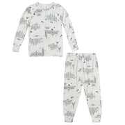 2-Piece Toddler Neutral Ivory City Tight Fitting Pajamas Sleepwear Gerber® 