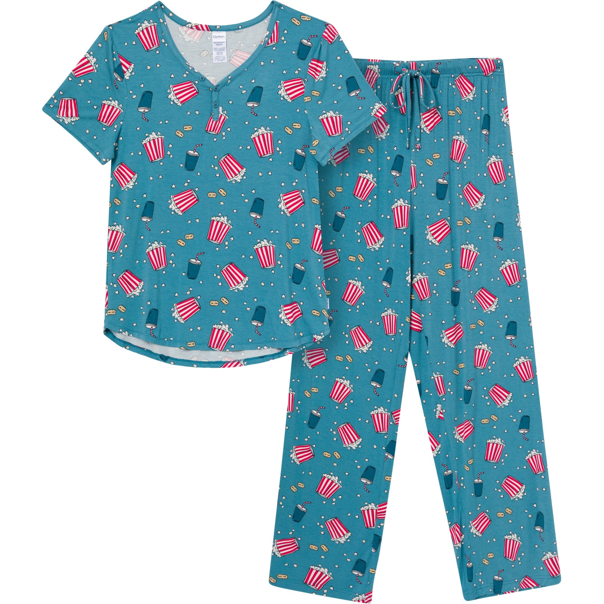 2-Piece Women's Movie Night Pajamas Sleepwear Gerber® 