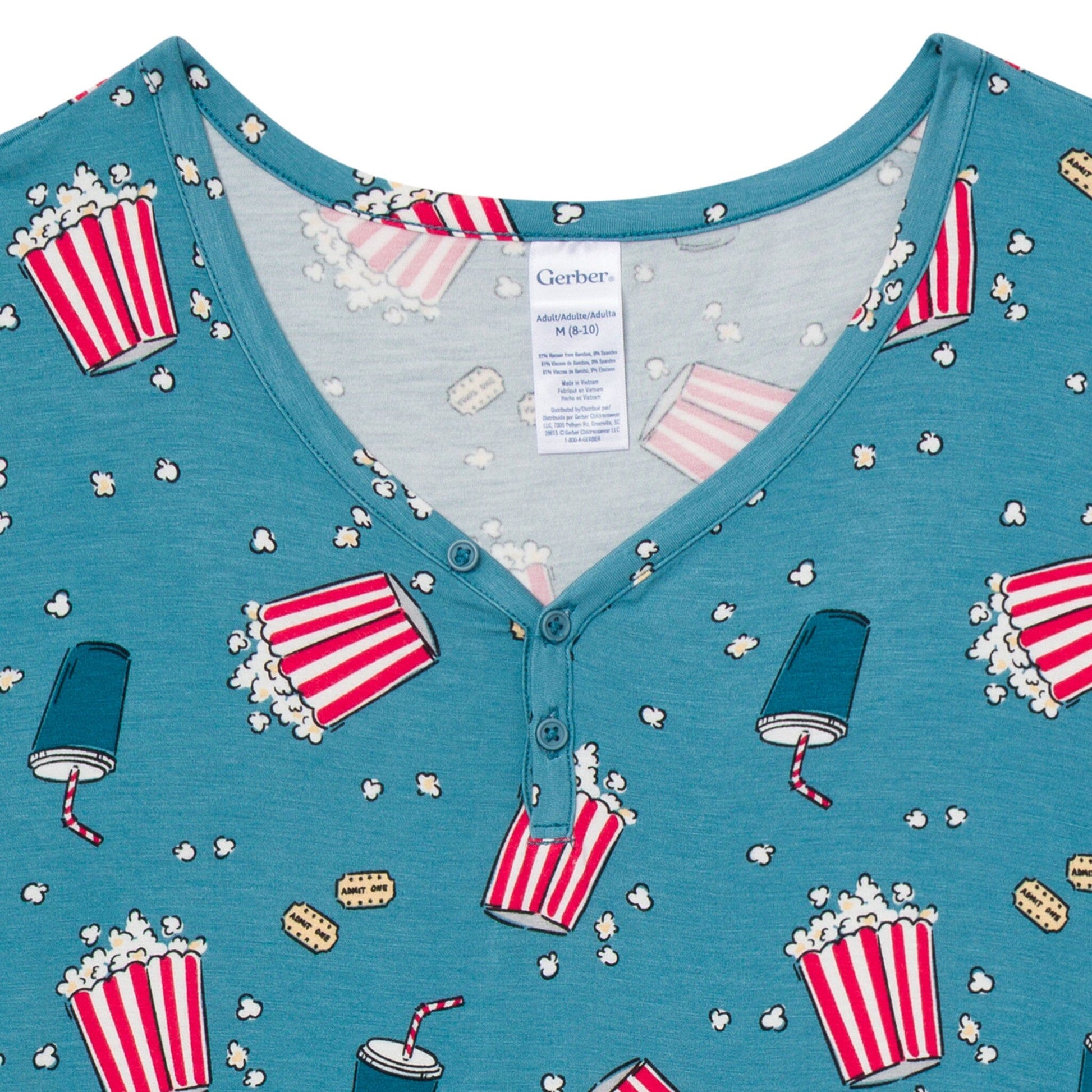 2-Piece Women's Movie Night Pajamas Sleepwear Gerber® 