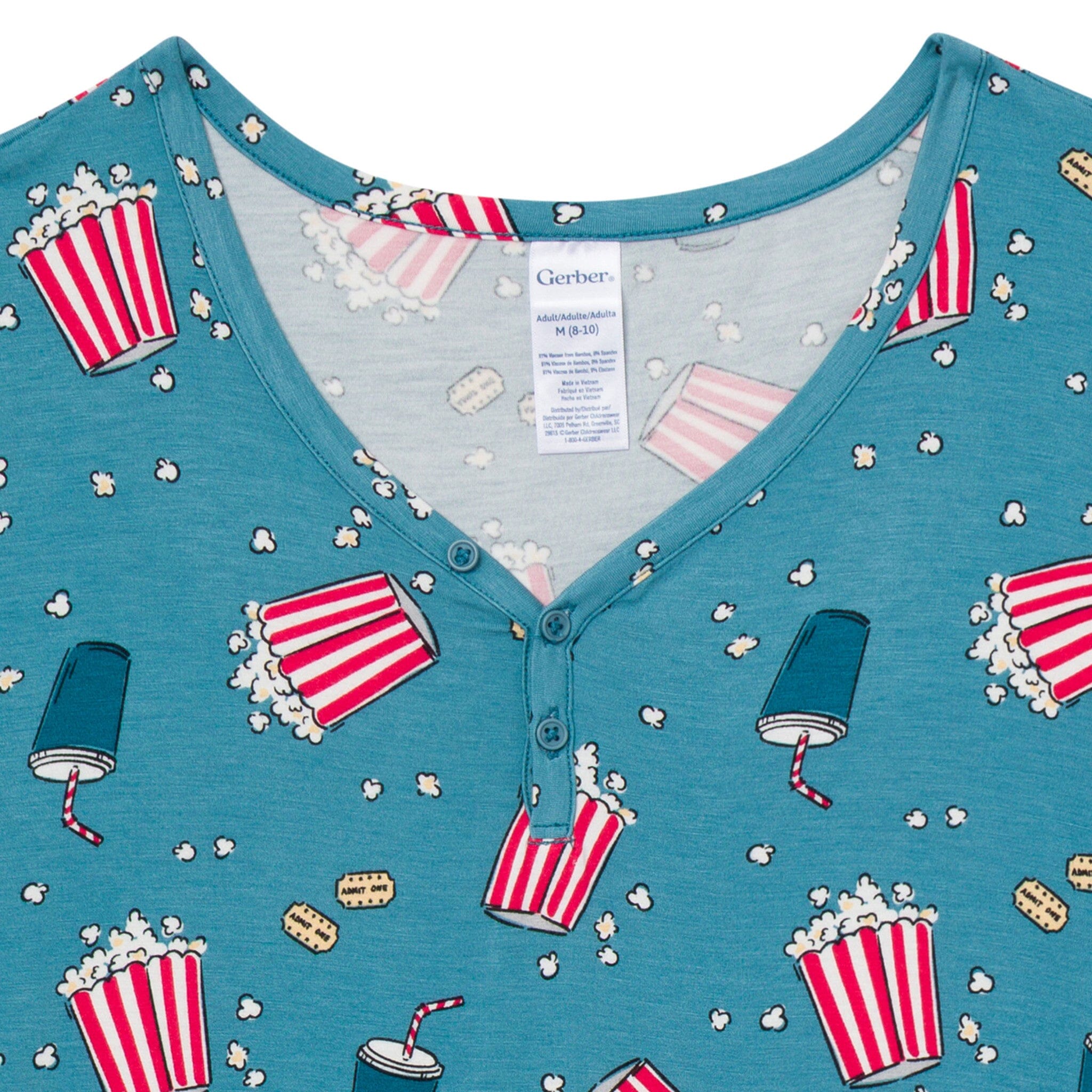 2-Piece Women's Movie Night Pajamas Sleepwear Gerber® 