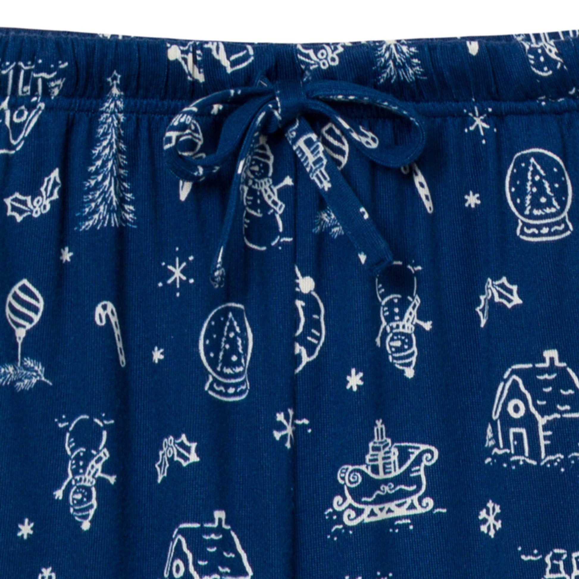 2-Piece Women's Navy Toile Hacci Pajamas Sleepwear Gerber® 