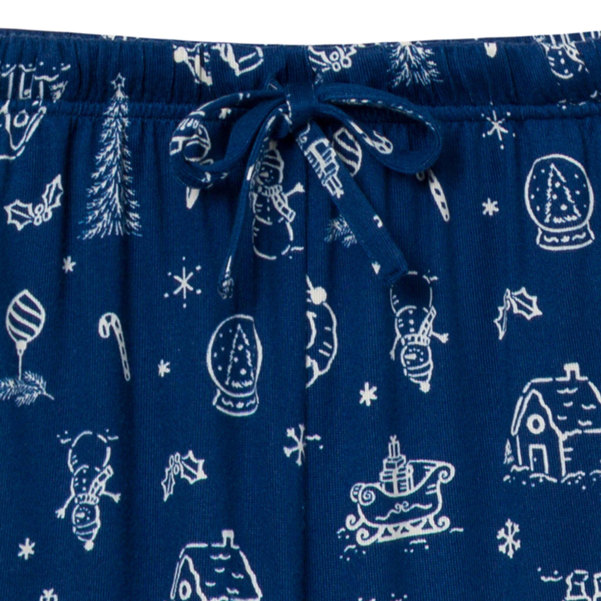 2-Piece Women's Navy Toile Hacci Pajamas Sleepwear Gerber® 