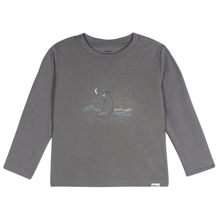 2-Piece Toddler Boys Wolf Pajama Set