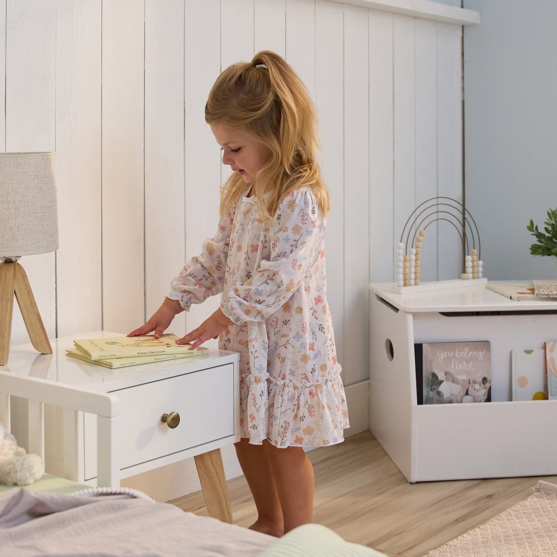 2- Toddler Girls Floral Nightgown Gerber® 