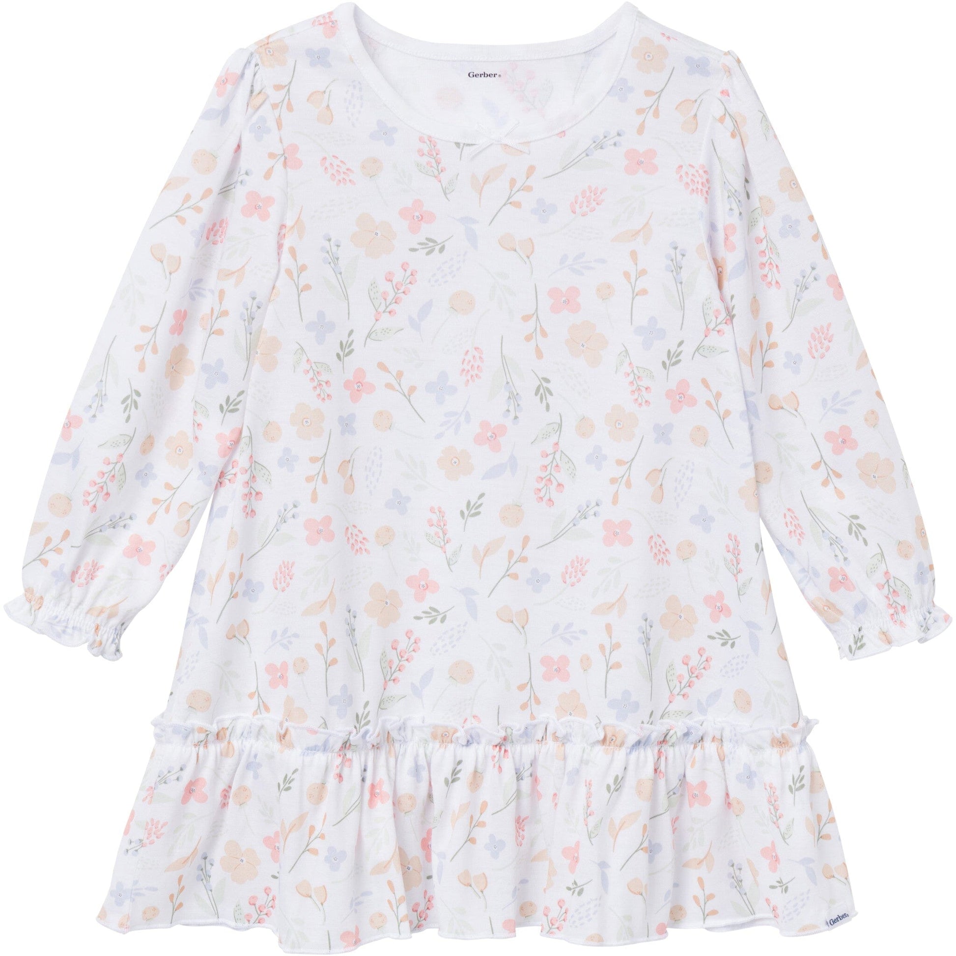 2- Toddler Girls Floral Nightgown Gerber® 