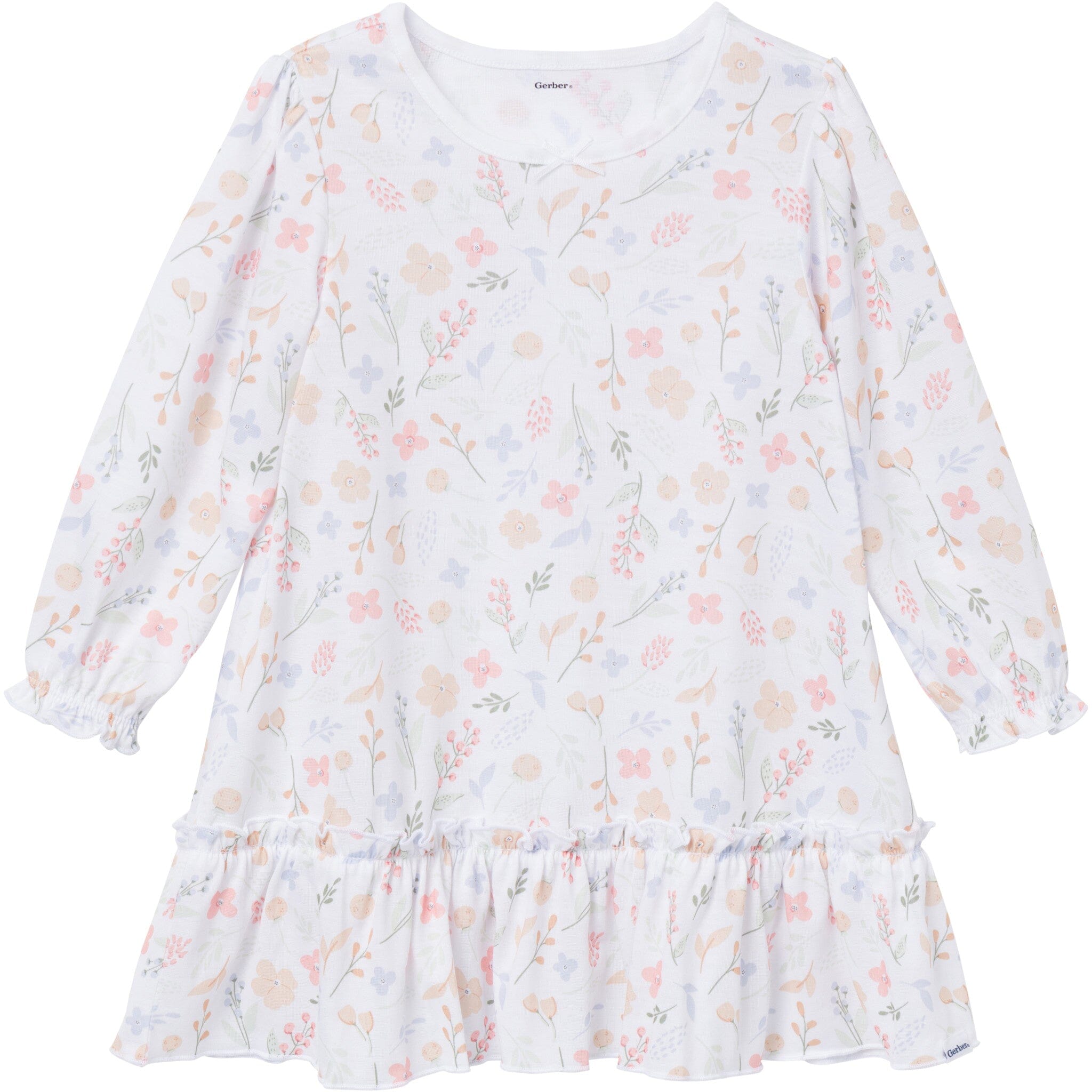 2- Toddler Girls Floral Nightgown Gerber® 
