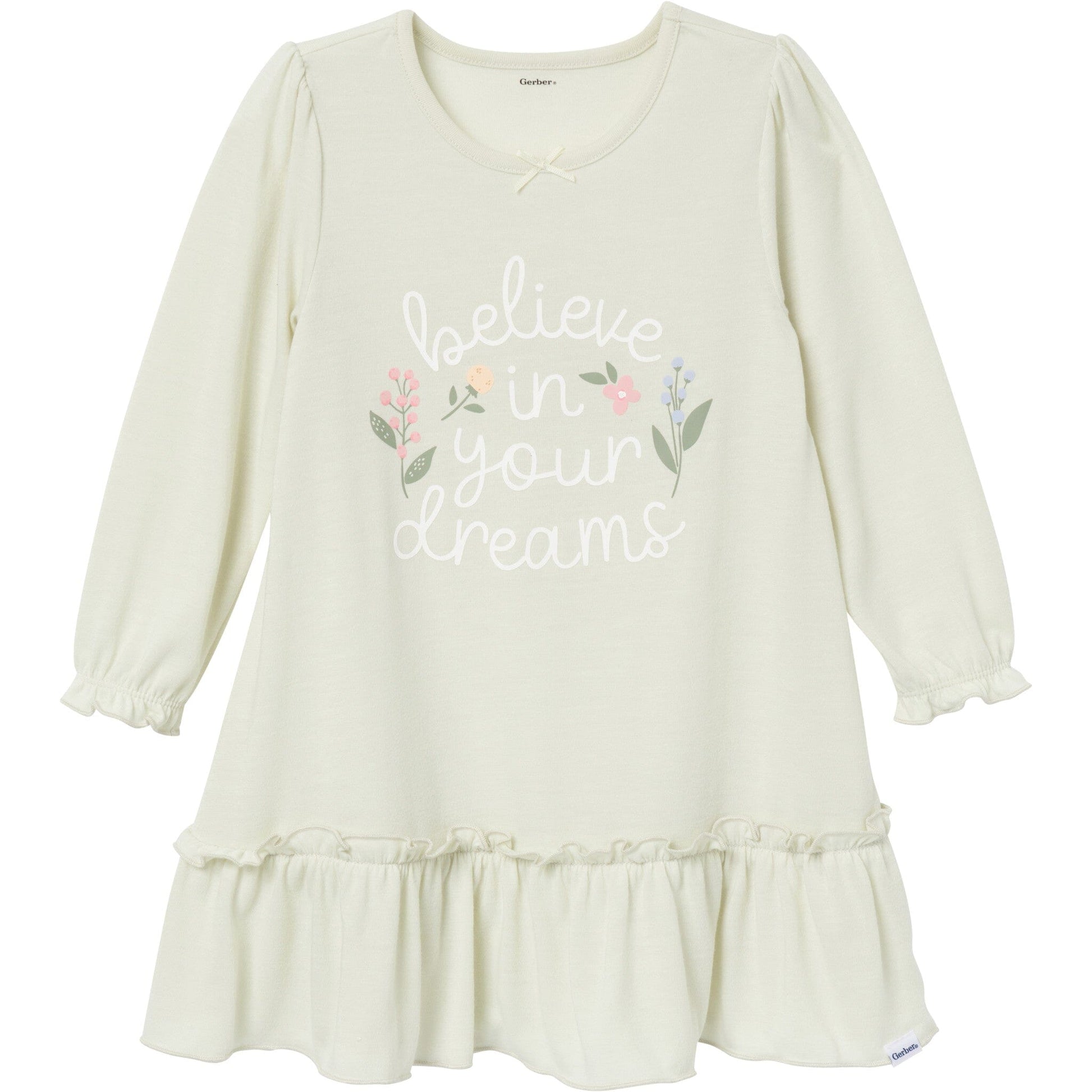 2- Toddler Girls Floral Nightgown Gerber® 