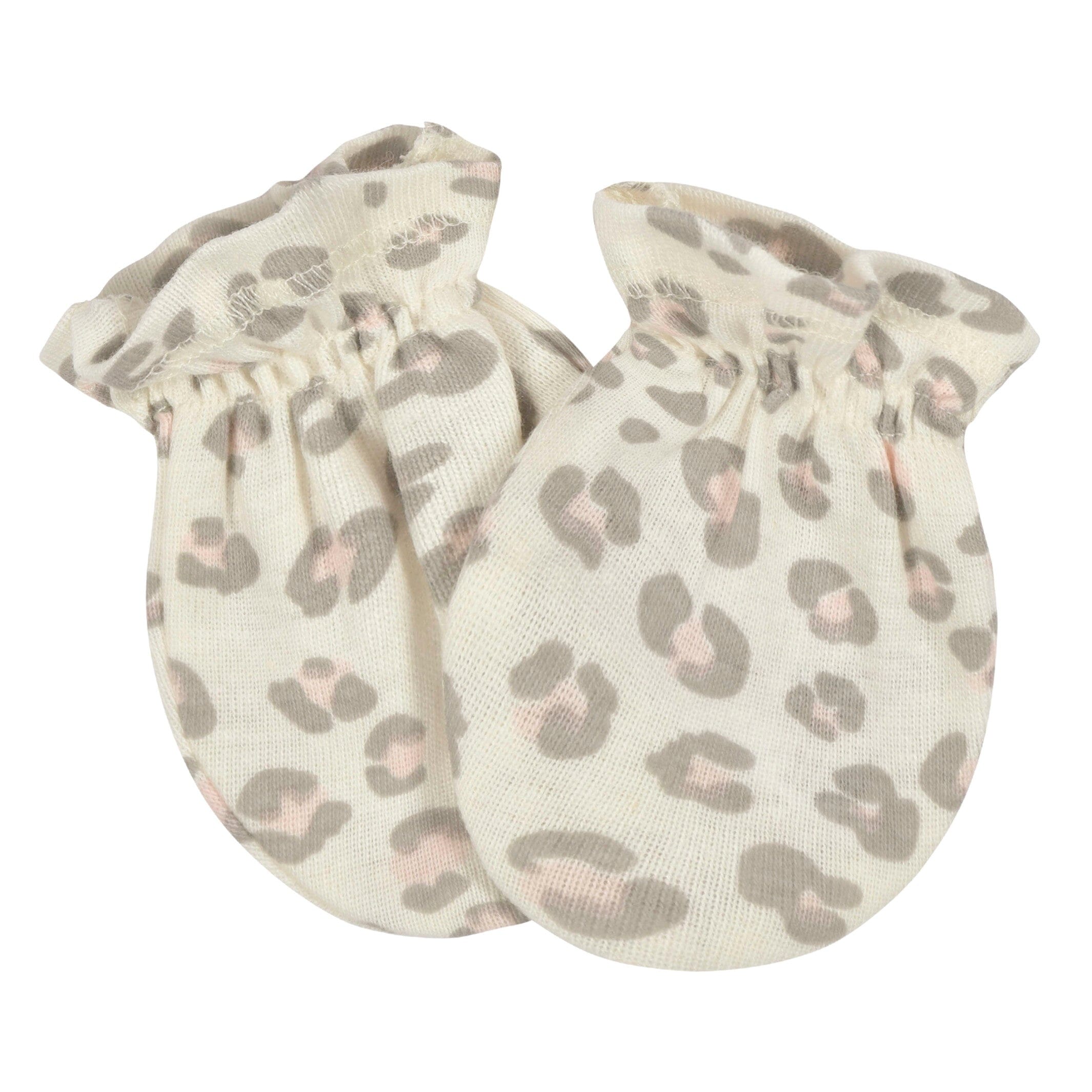3- Baby Girls Ballerina No Scratch Mittens