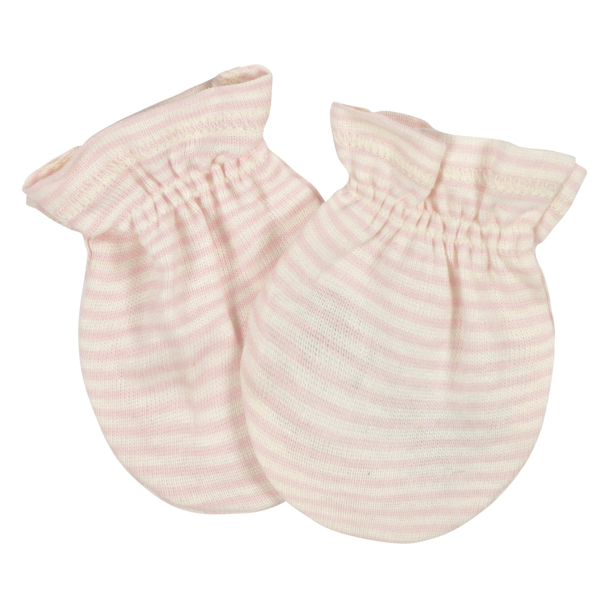 3- Baby Girls Ballerina No Scratch Mittens