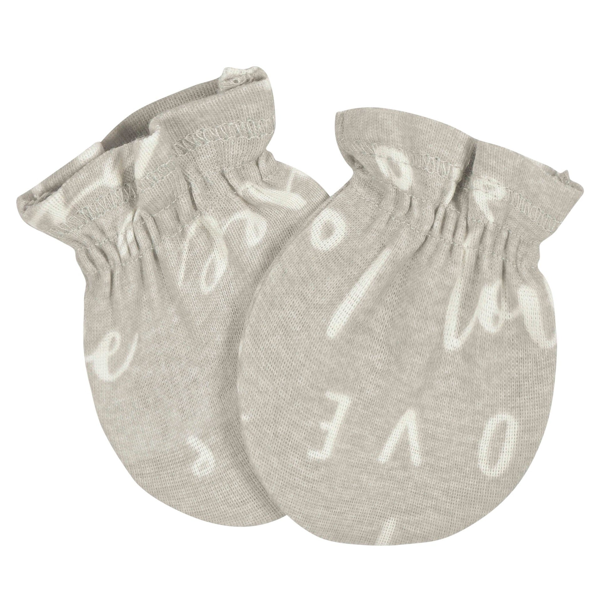 3- Baby Girls Floral No Scratch Mittens