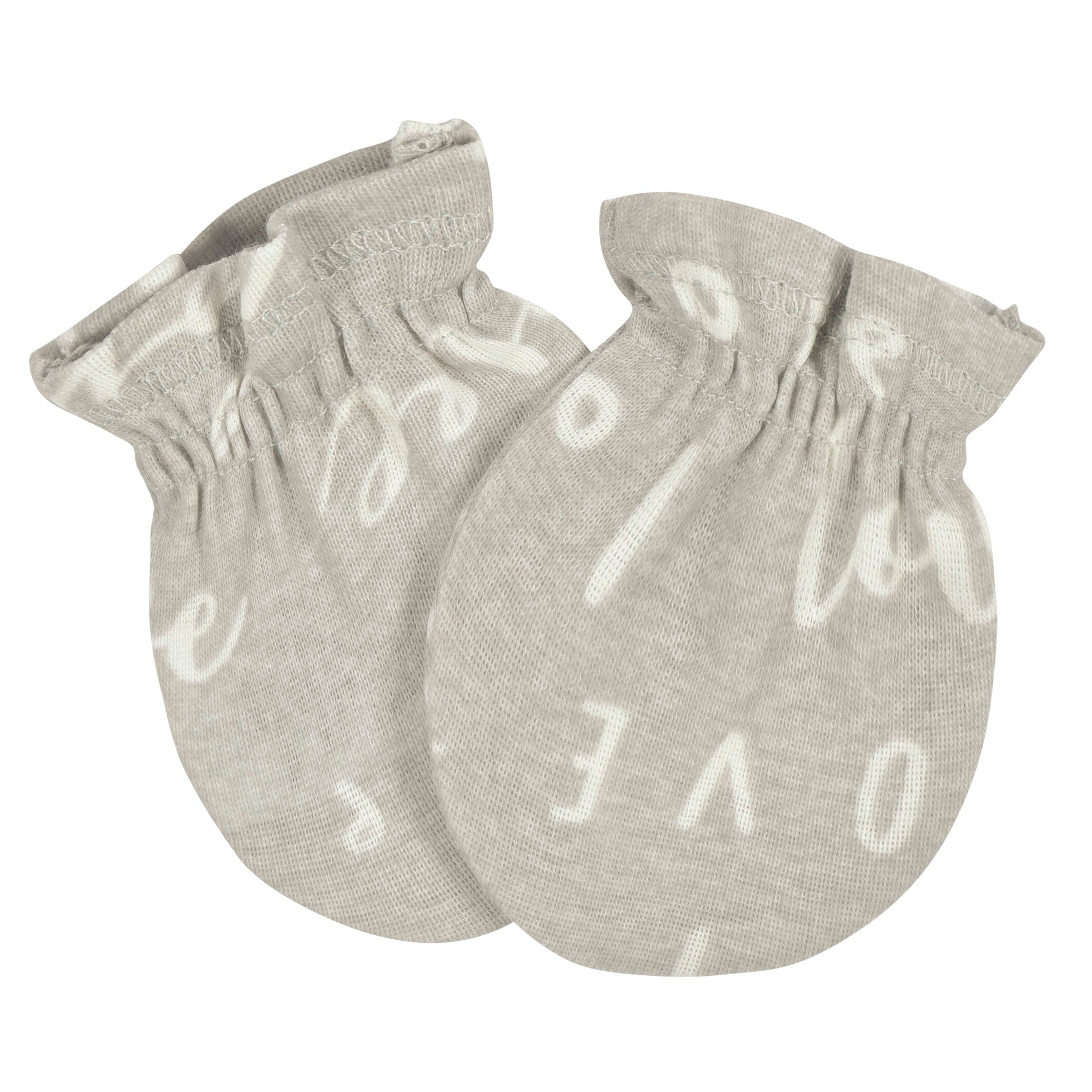 3- Baby Girls Floral No Scratch Mittens