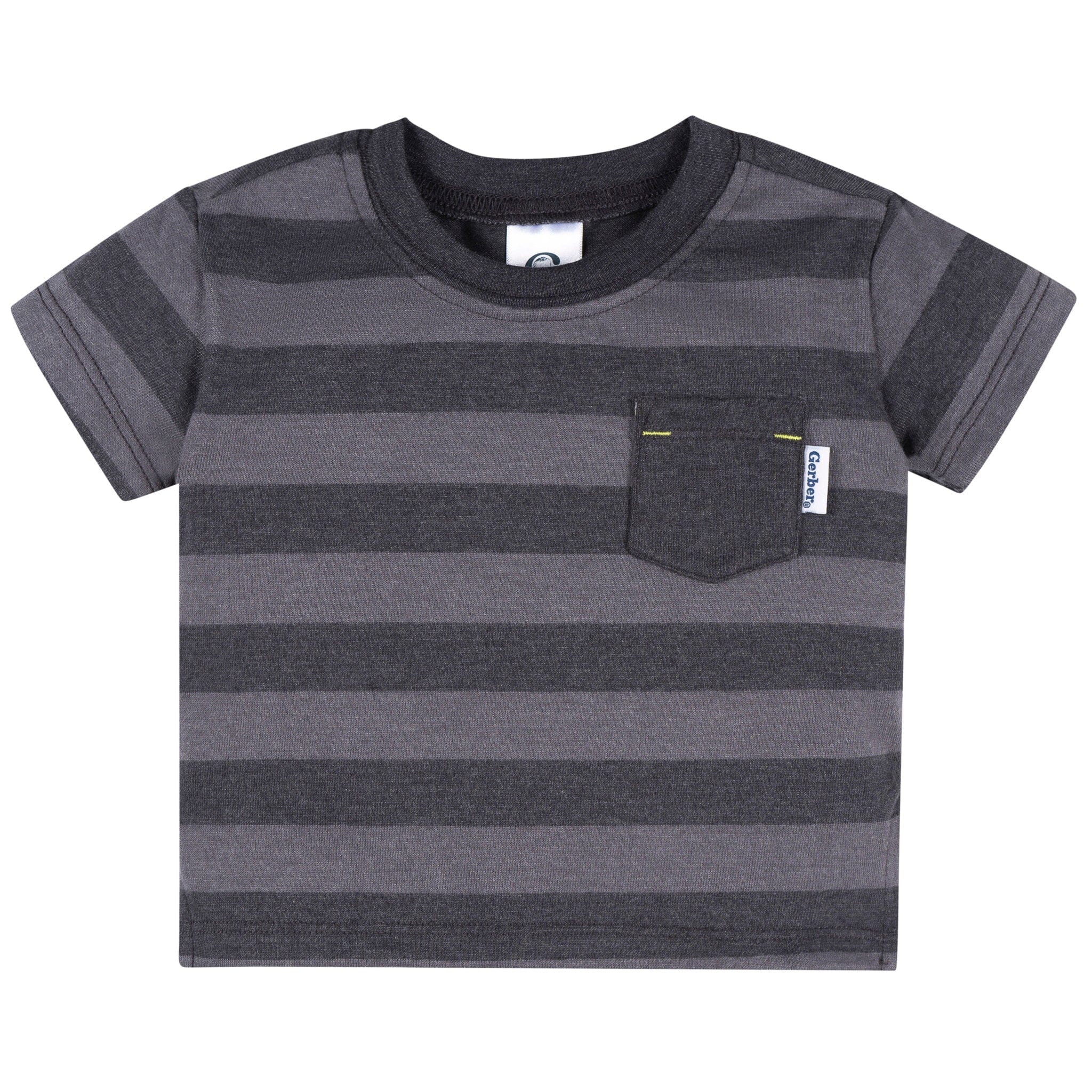 3-Pack Baby & Toddler Boys Blue and Gray Short Sleeve T-Shirts tops Gerber® 