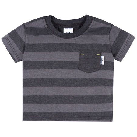 3-Pack Baby & Toddler Boys Stripes Short Sleeve T-Shirts