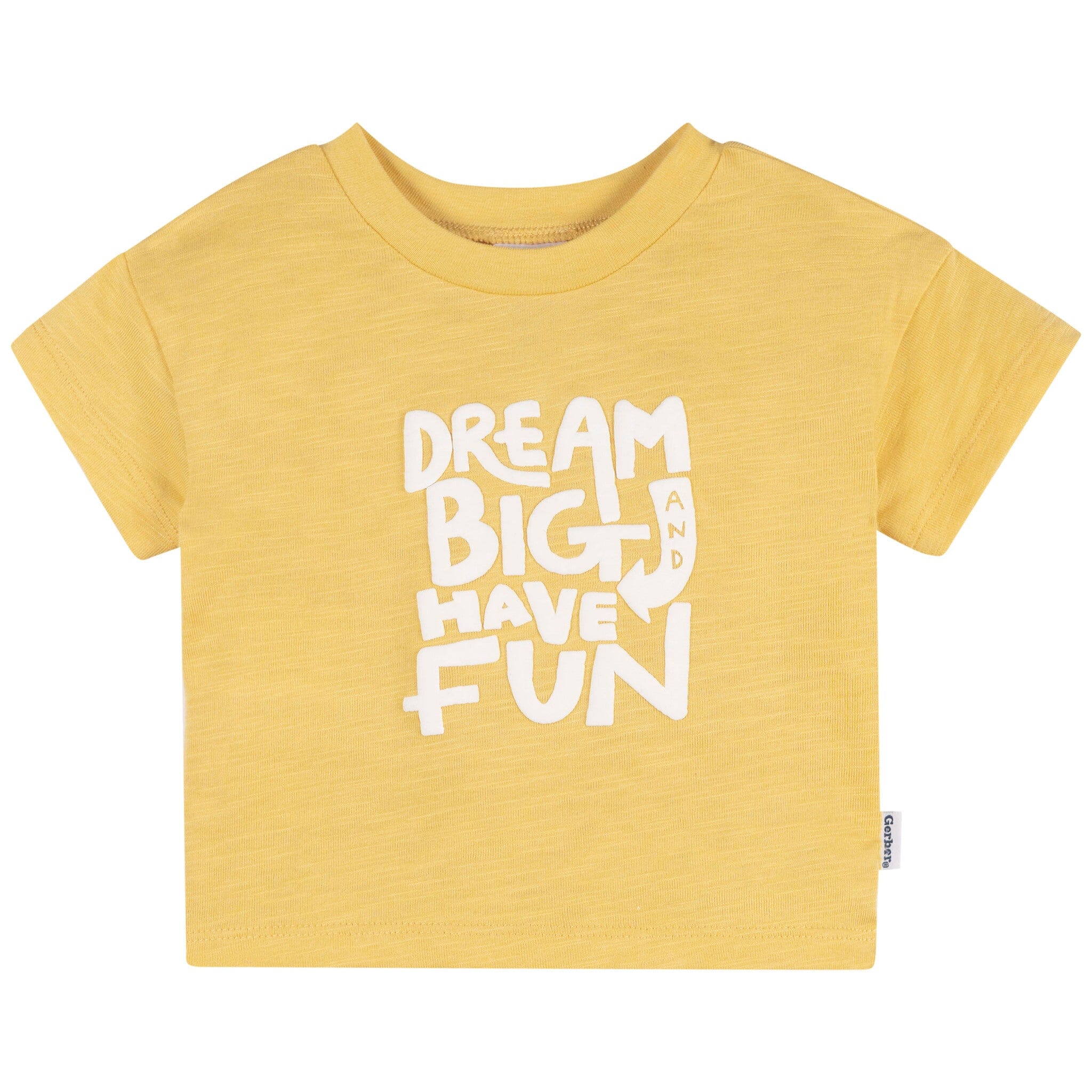 3-Pack Baby & Toddler Boys Blue, Gray and Yellow Short Sleeve T-Shirts tops Gerber® 