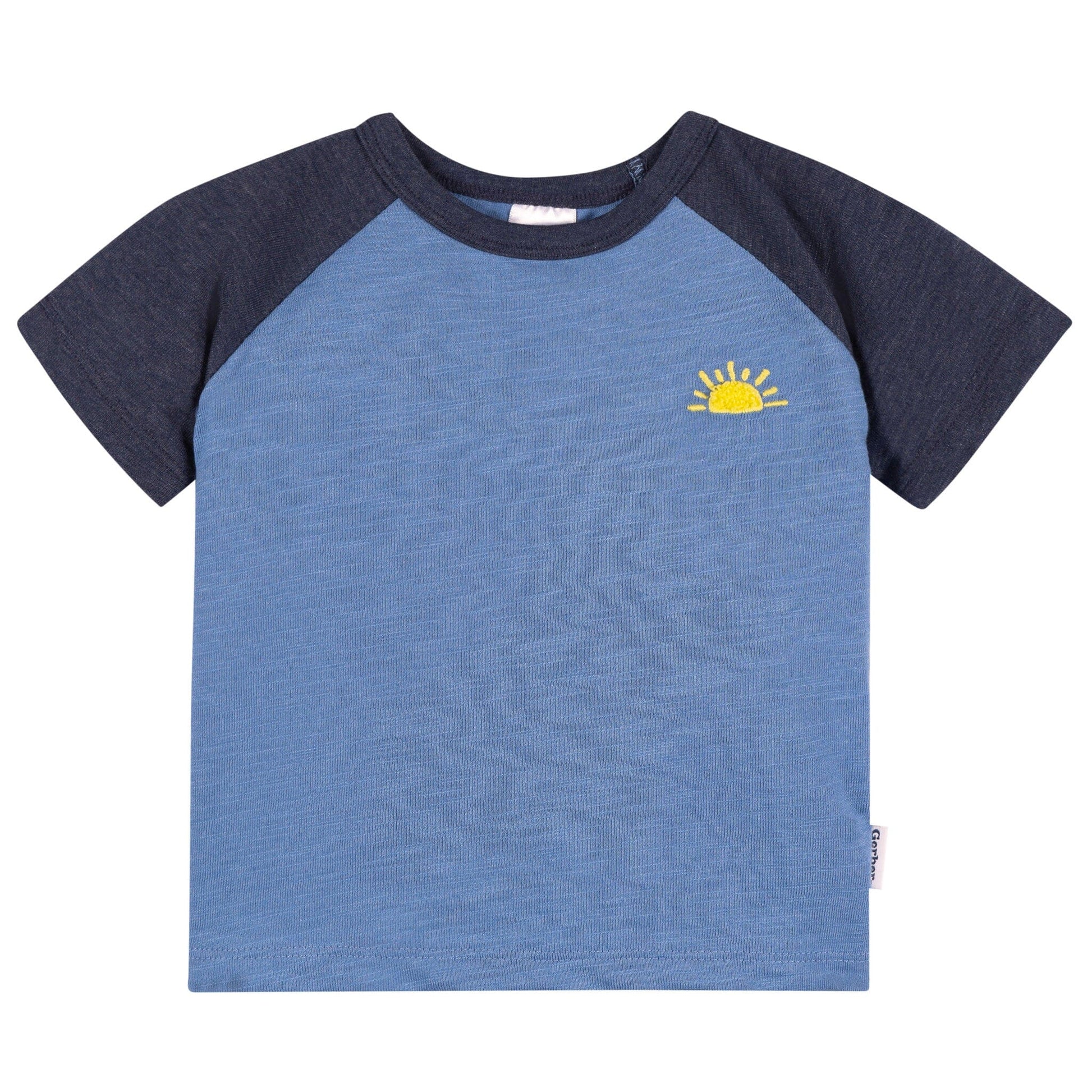 3-Pack Baby & Toddler Boys Blue, Green and White Short Sleeve T-Shirts tops Gerber® 