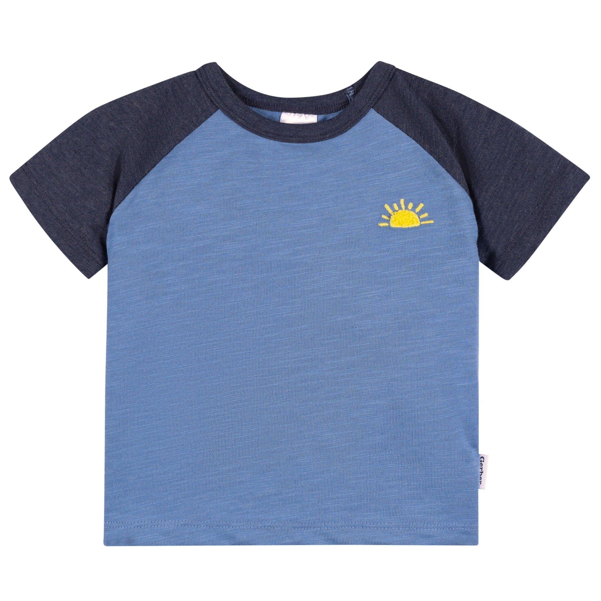 3-Pack Baby & Toddler Boys Blue, Green and White Short Sleeve T-Shirts tops Gerber® 