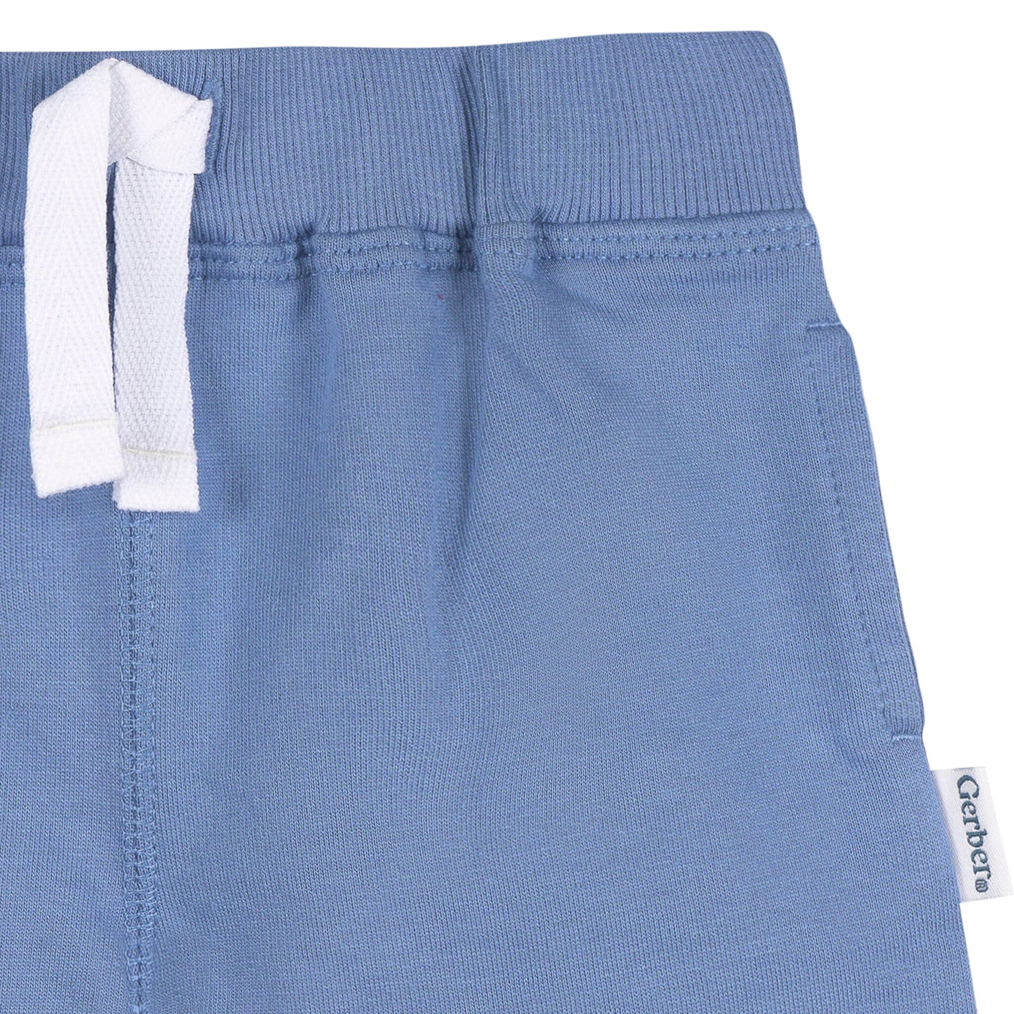 3-Pack Baby & Toddler Boys Blue & Red Knit Shorts Pants & Bottoms Gerber® 