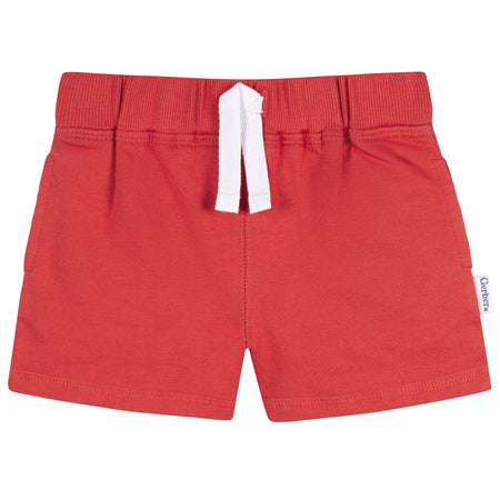 3-Pack Baby & Toddler Boys Blue & Red Knit Shorts