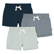3-Pack Baby & Toddler Boys Blues Knit Short