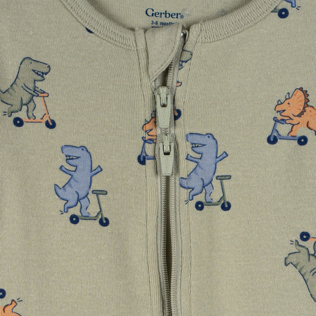 3-Pack Baby & Toddler Boys Dino Snug Fit Footed Pajamas sleepwear Gerber® 