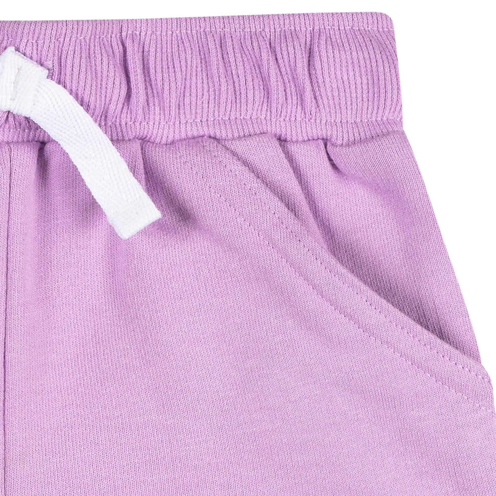 3-Pack Baby & Toddler Girls Coral Floral Knit Shorts Pants & Bottoms Gerber® 