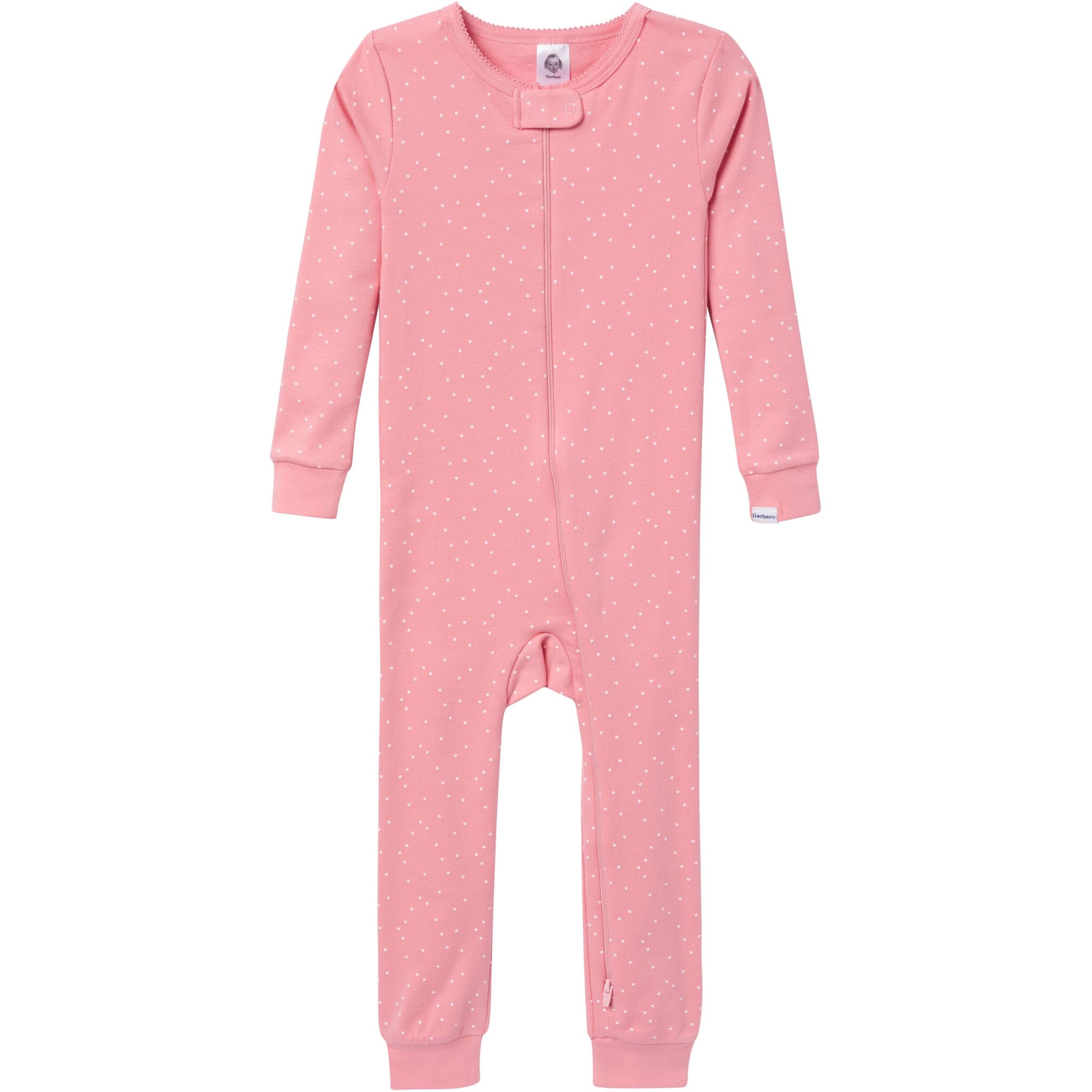 3-Pack Baby & Toddler Girls Ditsy Floral Snug Fit Footless Pajamas